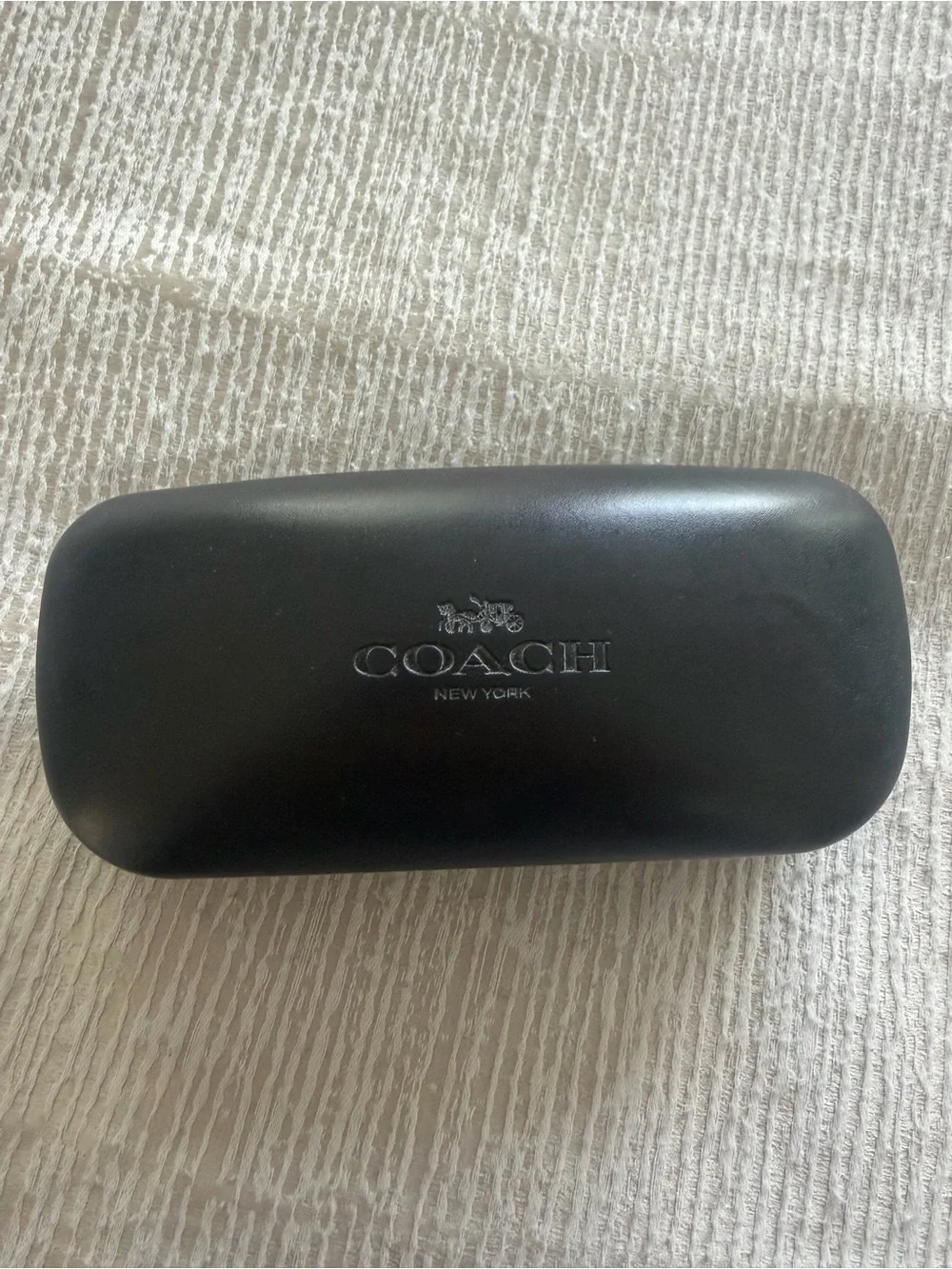 Coach Oversized Tortoise Shell Sunglasses with Dark Lenses